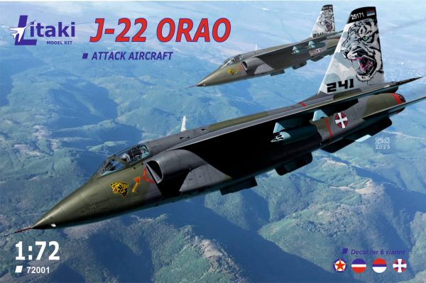 J-22 ORAO Single-Seat Attack Aircraft in 1/72 scale