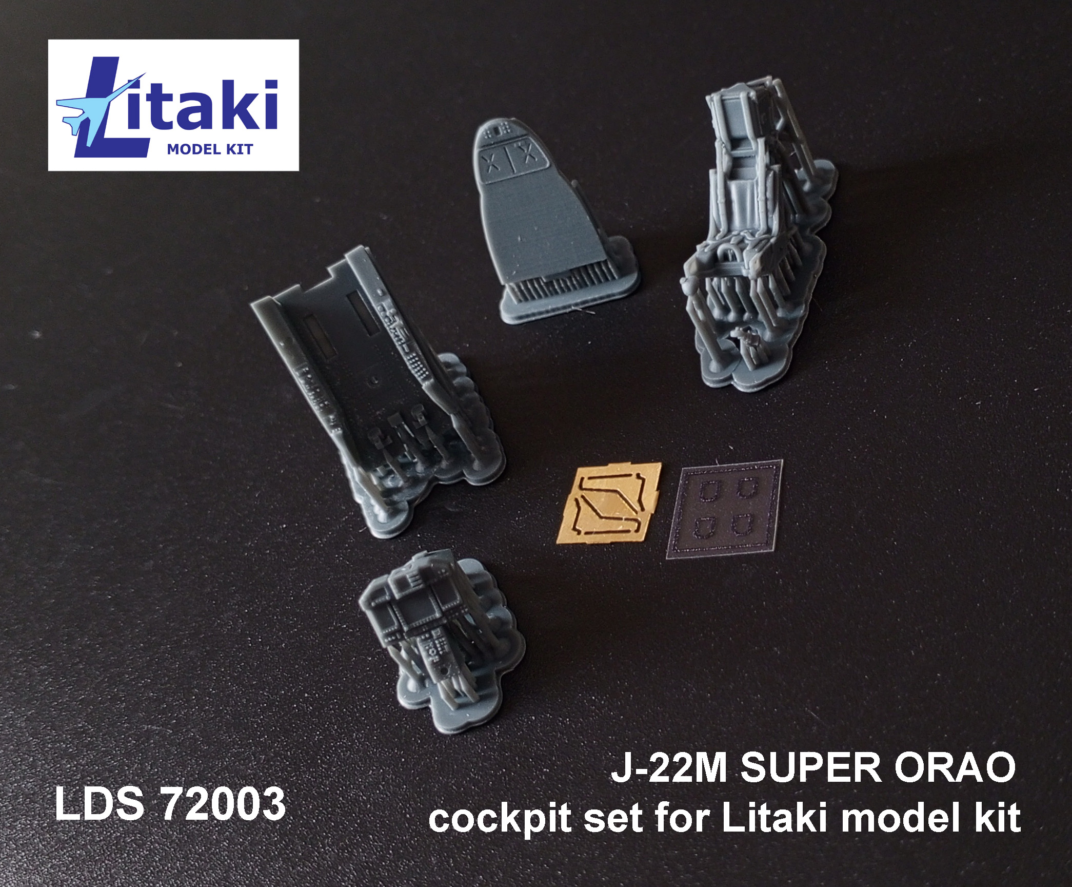LDS 72003 cockpit set for J-22M SUPER ORAO litaki model kit - Image 2