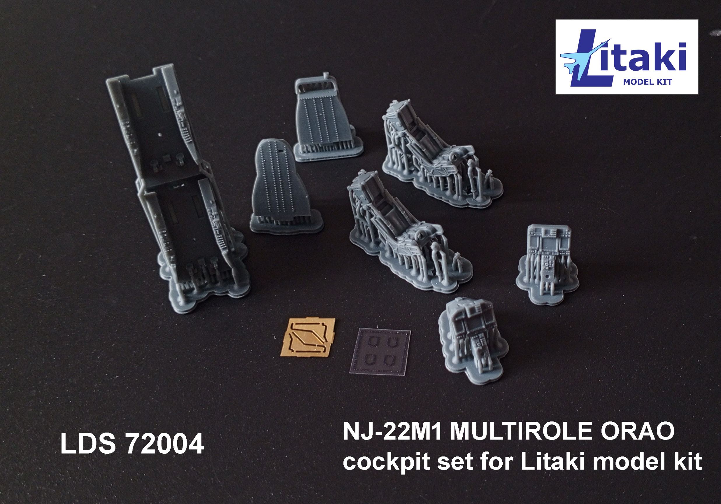 LDS 72004 cockpit set for NJ-22M1 MULTIROLE ORAO litaki model kit - Image 2