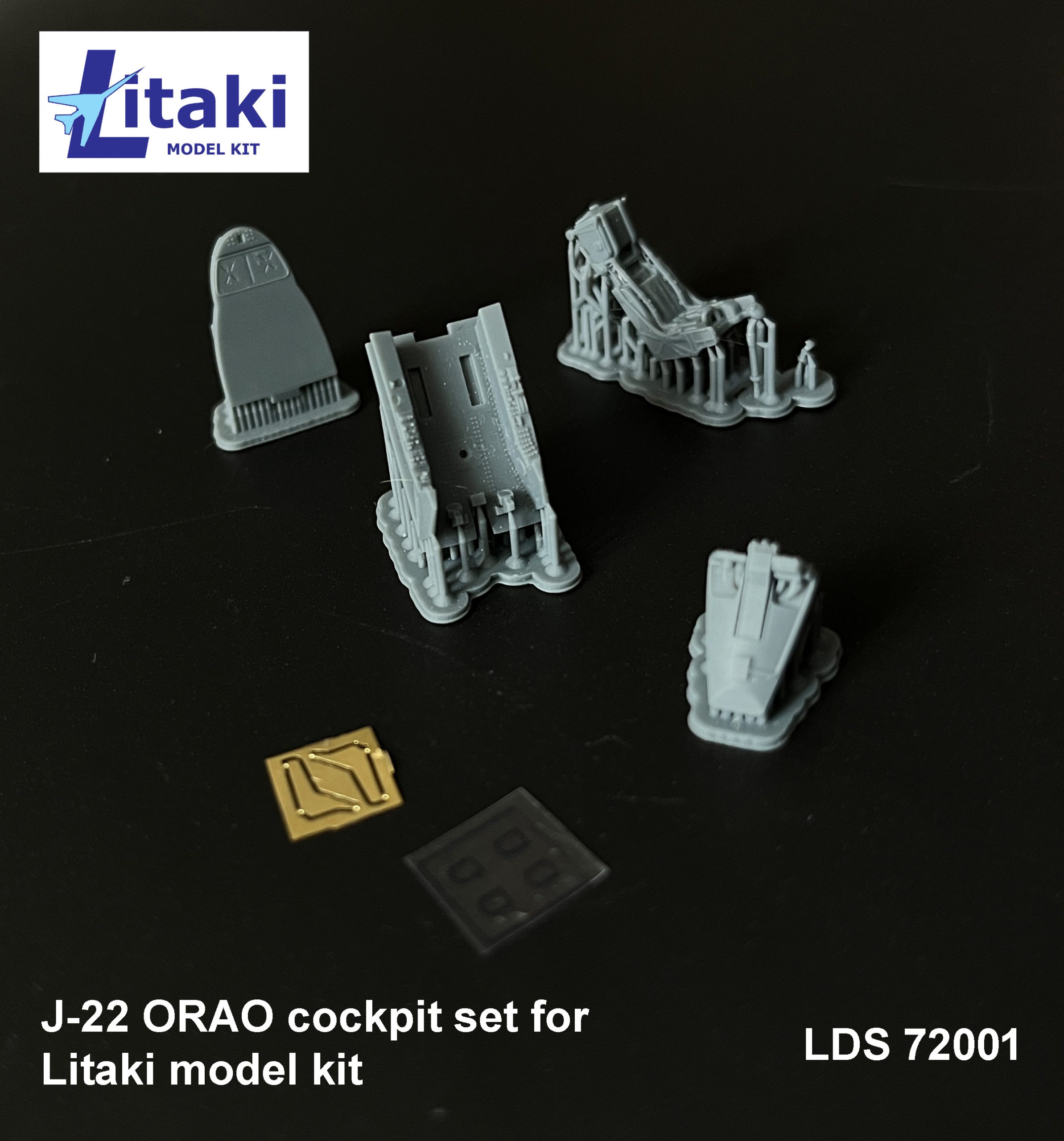 LDS72001 cockpit set for J-22 ORAO litaki model kit - Image 3