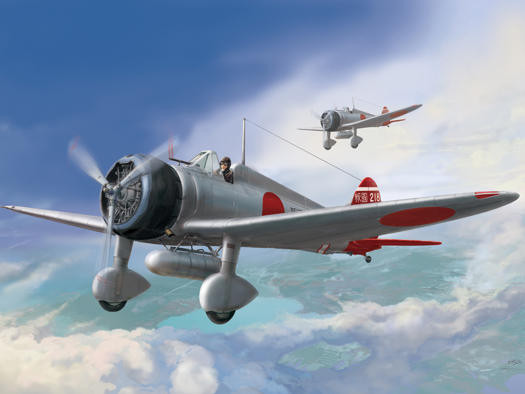 D5-01 IJN Type 96 carrier-based fighter II A5M2b “Claude” (late) 1/48