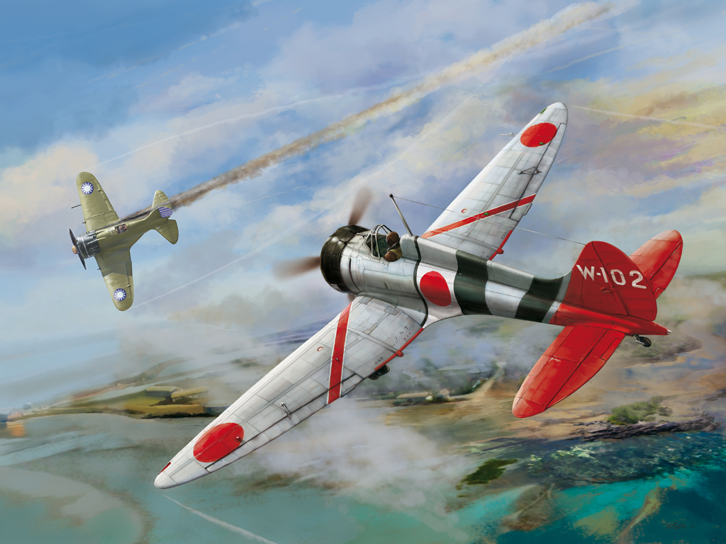 D5-02 IJN Type 96 carrier-based fighter IV A5M4 “Claude” 1/48