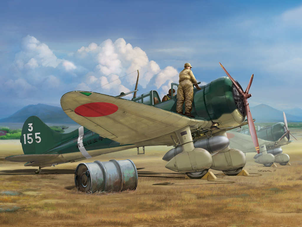 D5-03 IJN Type 96 carrier-based fighter II A5M2b “Claude” (early) 1/48